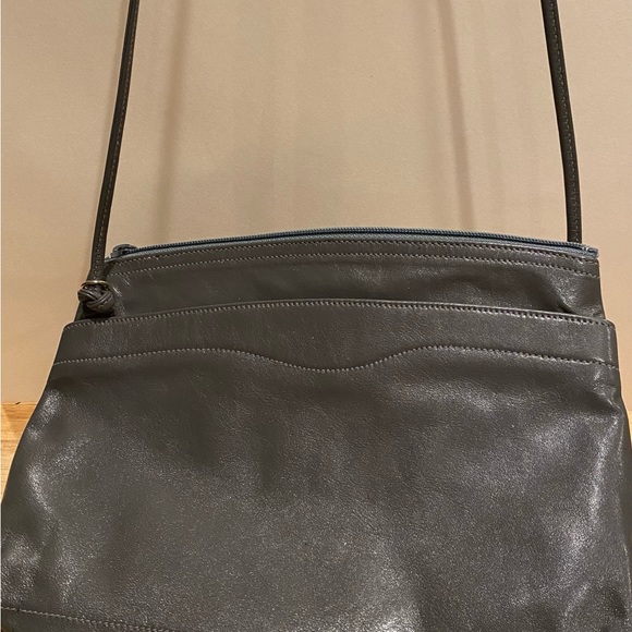 Vintage Mr. Leather Gray Purse - Picture 2 of 4